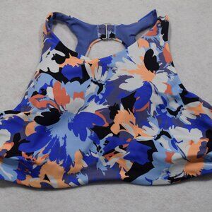 Athleta Flowered Sports Bra Size 36 B/C Gently Used Running, Golf, Yoga, Hiking